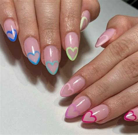 💜💙💖💚💛🧡 | Nägel inspiration, Nagelideen, Nägel ideen