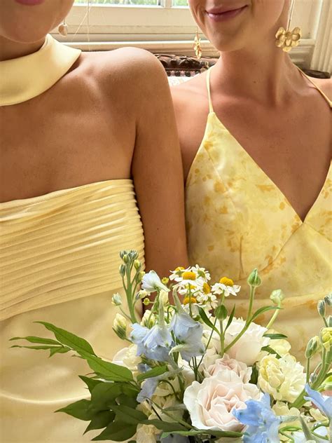 bridesmaid dress - wedding photography | Yellow bridesmaid dresses