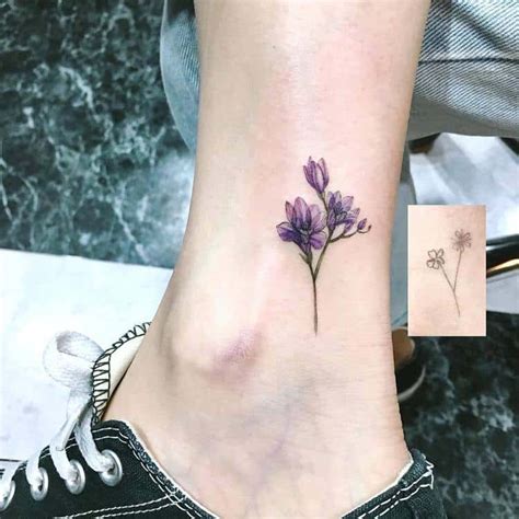 22 Beautiful and Delicate Freesia Tattoo Designs | TattooAdore