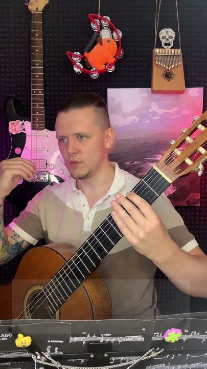 Как прижимать струну на гитаре #гитара #урокигитары #музыка - YouTube