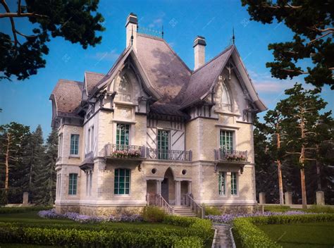 Проект дома с эркером и мансардой 🏘️ Дом под ключ – 650 м²
