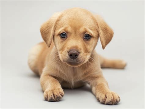 premium photo  small dog   white background