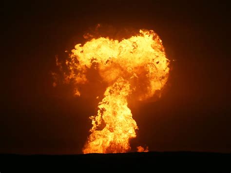 massive explosion  caspian sea  azerbaijan gas field