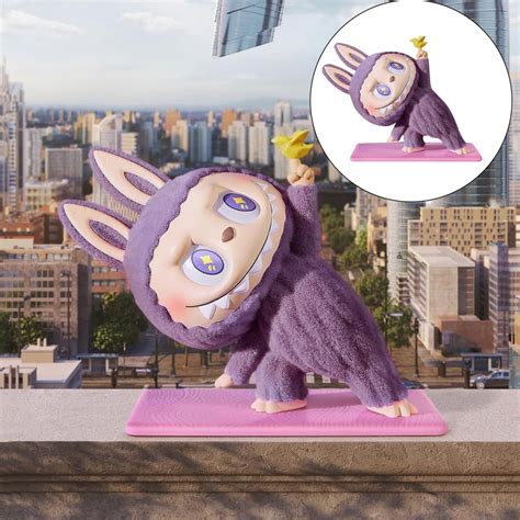 POP MART LABUBU Plush Series Lazy Yoga Figures – Random Design