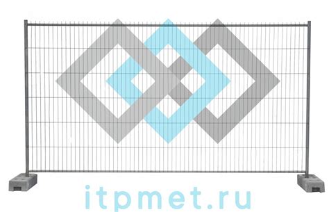 Временные ограждения купить в Москве, цены ИнТехПром