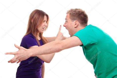 Two young people arguing — Stock Photo © MichalLudwiczak #74520795