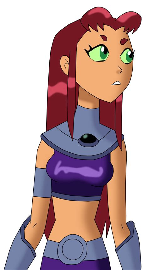 Starfire Front View Huh by CaptainEdwardTeague on DeviantArt