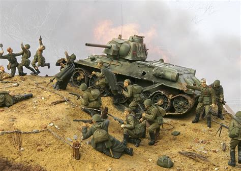 military dioramas | The Battle of Seelow Heights | militay diorama ...