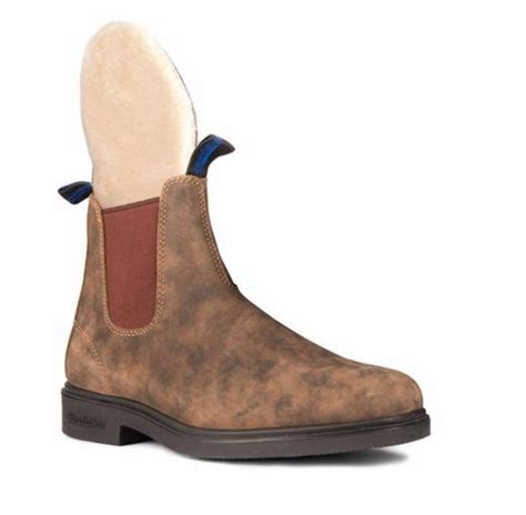 blundstone  winter chisel toe  rustic brown  shipping
