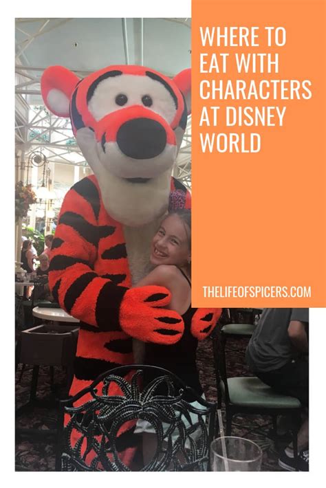 Top Walt Disney World Character Dining Restaurants - The Life Of Spicers