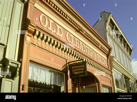 Victorian village of Ferndale Northern California Stock Photo - Alamy