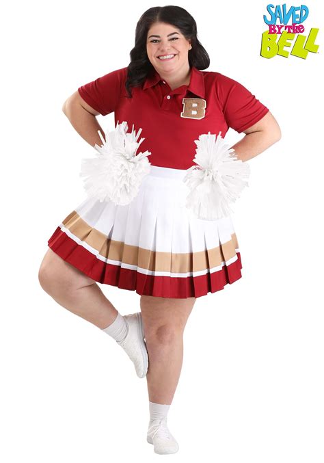 Plus Size Saved By the Bell Cheerleader Costume for Women | Saved by