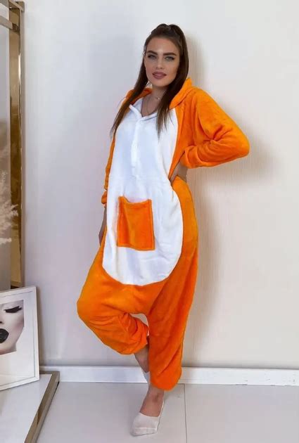Пижама Кигуруми My Kigu Женская Кенгуру Оранжевый Размер S 145-155 см ...