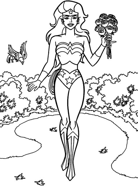Mulher Maravilha Desenhos Para Colorir