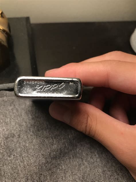 Does anyone know what year this zippo is? It has no markings on it ...