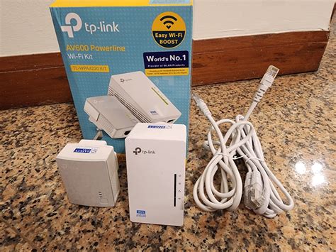 Tp link AV600 Powerline WiFi Kit, Computers & Tech, Parts & Accessories ...