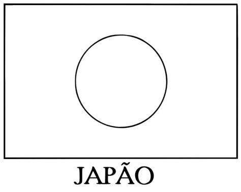 Bandeira Do Japão Para Imprimir - Desenhos de Bandeira Nacional do Japão para Colorir e Imprimir ...
