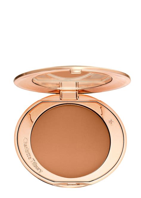 charlotte tilbury air brush flawless finish powder powder  deep