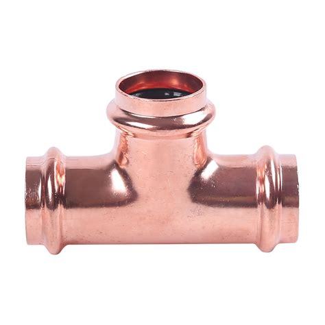 SmarteX-Press 25mm Copper Equal Tee - Bunnings Australia
