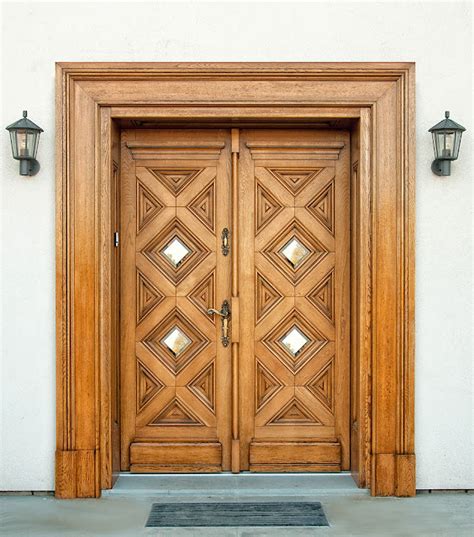 pintu utama kayu kembar minimalis  mewah modern  klasik