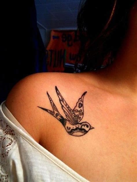 46 Impressive and Peaceful Dove Tattoo Designs | Shoulder tattoos for women, Bird shoulder ...