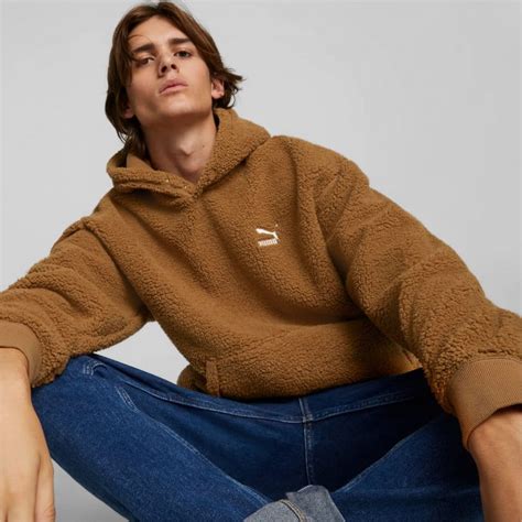 Суитшърт с качулка Puma Classics Sherpa Hoodie - Top4Running.bg