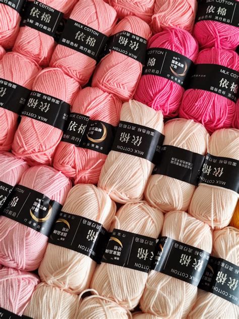 Milk Cotton 4 ply (50g), Hobbies & Toys, Stationary & Craft, Craft ...