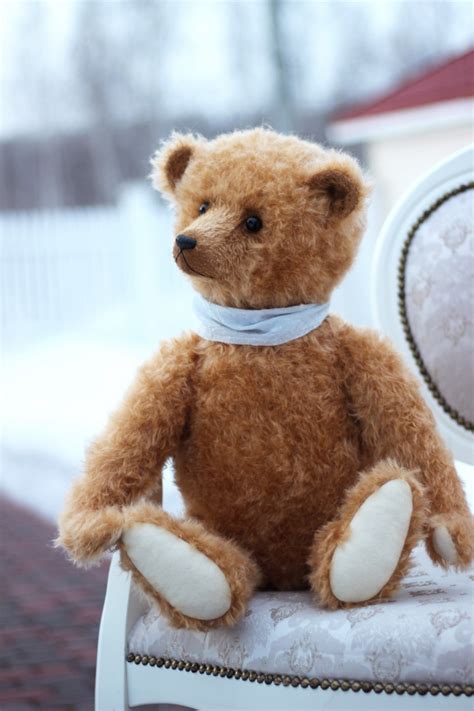 Большой медведь Климентий. Автор Татьяна Матляк / Авторские игрушки ...