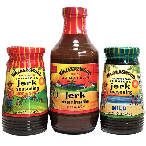 Amazon.com : Walkerswood Jamaican Jerk Seasonings Mixed Pack - Hot