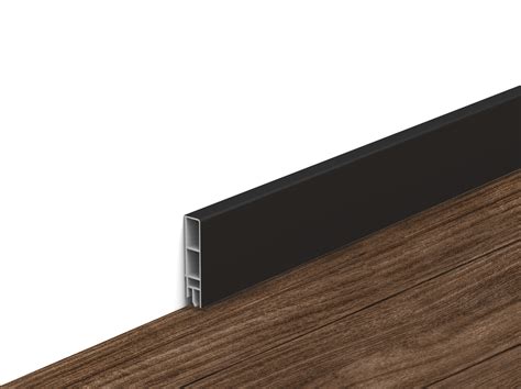 plinta economica eleganta neagra progress skirting  supertech