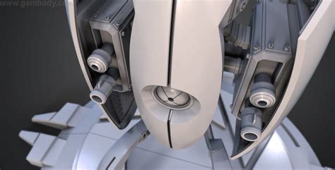 Portal 2 Sentry Turret 3D Model | Assembly | Nixon's 3D Models