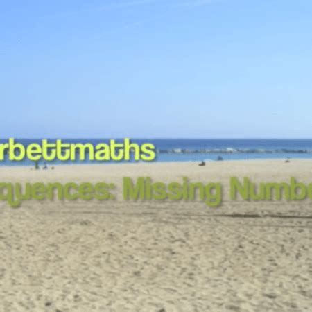 sequences – Corbettmaths 