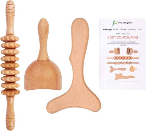 Amazon.com: Wooden Massage Roller Wood Therapy Massage Tools for Body