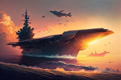 Aircraft Carrier Sunset: De Adembenemende Foto's Zullen Je Verbazen!