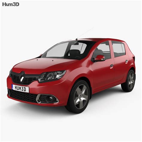 Renault Sandero (BR/RU) 2017 3D model - Vehicles on Hum3D