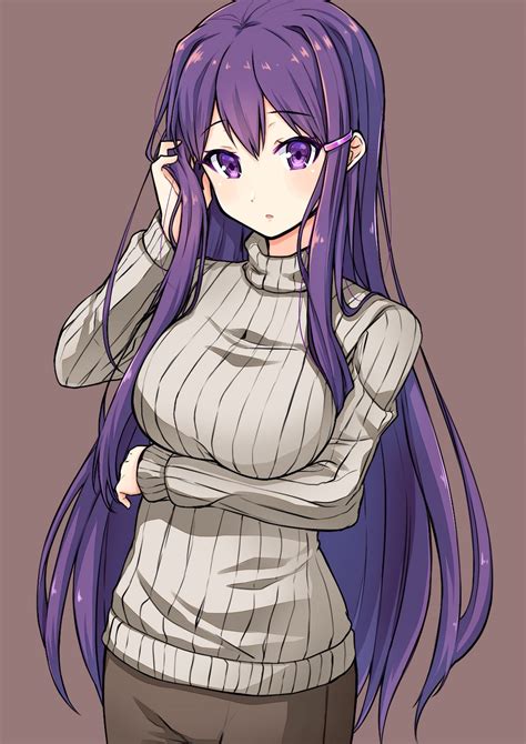 Yuri (Doki Doki Literature Club!) Image by Yacchomo89 #2857086