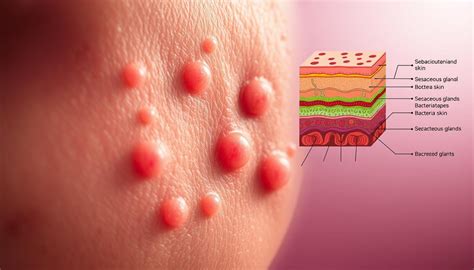 uncovering    acne   skin reacts