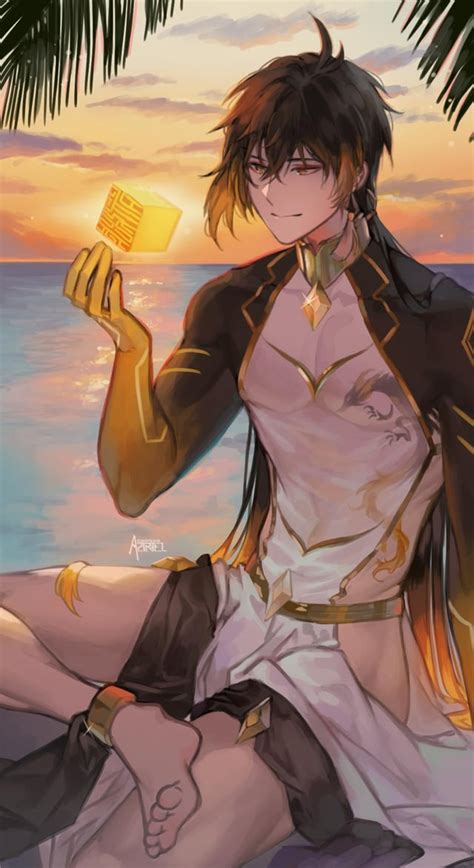 Happy birthday Zhongli! here's my Zhongli fanart :] : r/Genshin_Impact
