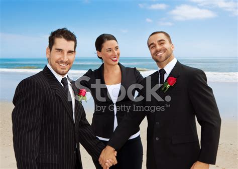 Gay Wedding On A Beach Stock Photo | Royalty-Free | FreeImages