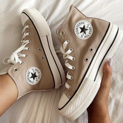 Cute Converse Shoes, Beige Converse, Mode Converse, Cute Sneakers, Swag ...