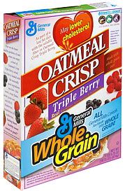 Oatmeal Crisp Cereal Oatmeal Crisp, Triple Berry 16.75 oz Nutrition ...