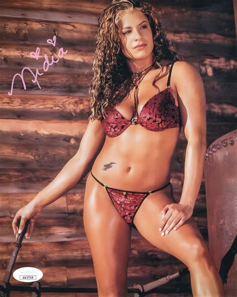 Nidia (8x10 metallic) JSA photo signed autographed WWF WWE – Funhouse