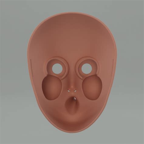 3D file Demon Slayer Hotaru Haganezuka Japan Kabuki Hyottoko Mask and ...