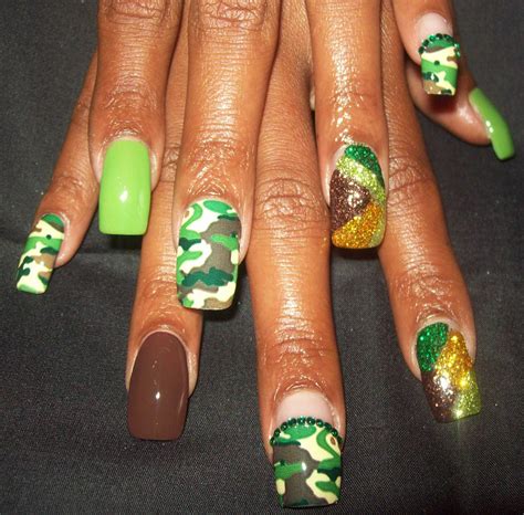 camo nail art designs 6