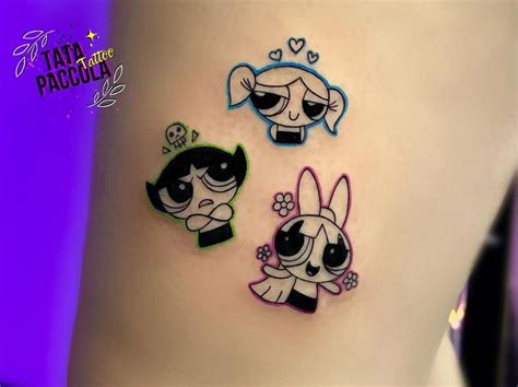 Tatuagens Meninas Super Poderosas - Super poderosas tatuagem | Tatuagens aleatórias, Meninas super ...