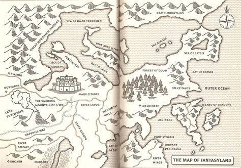 The Tough Guide to Fantasyland Map [1146 x 803] : MapPorn