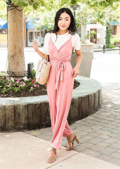 What To Wear With A Pink Jumpsuit at Irene Meadows blog