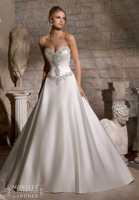 33 Trendiest A Line Wedding Dresses | Bridal wedding dresses, Wedding