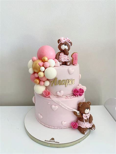 teddy bear cake decorated cake  detelinascakes cakesdecor