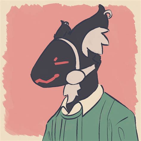 Simple painting practice (art by me) : protogen